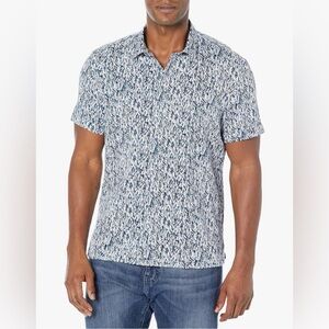 JOHN VARVATOS Loren Short Sleeve Button Down Shirt